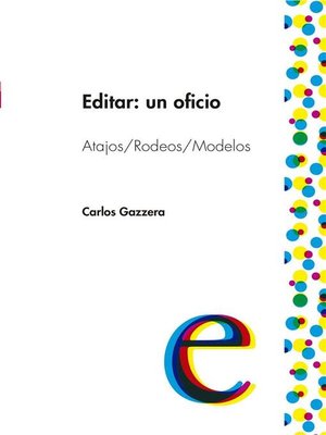 cover image of Editar--un oficio